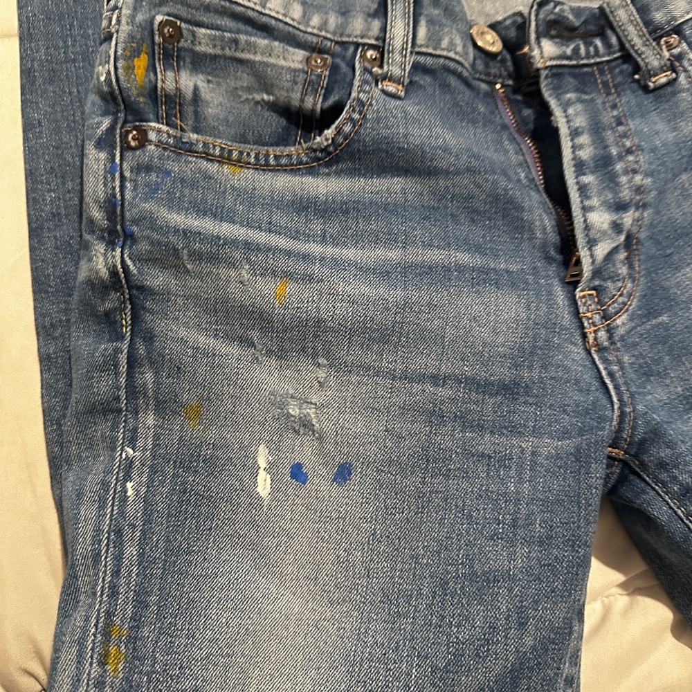 Moussy Vintage Paint Splatter Jeans